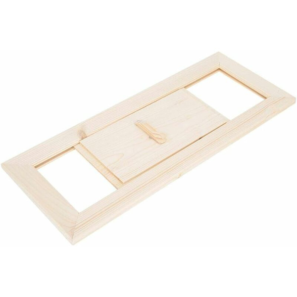 Luftventil, Basturum Basturum Luftventil Panel Luftventil Galler Bastu Utrustning Tillbehör Vent Ersättningstillbehör 34X13.5cm——,