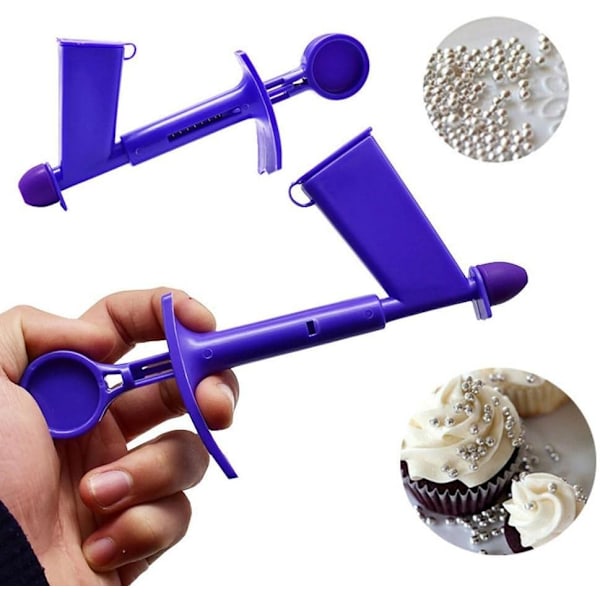Ruluti plastperleapplikator, kakeperleballongapplikator for kakesukker