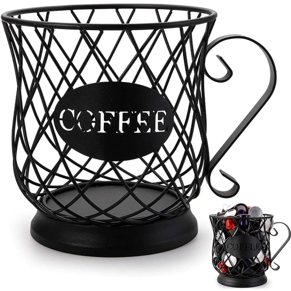 Kaffe Kapsel Kurv, Kaffe Pod Organizer, Kaffe Opbevaringskurv, Kaffe