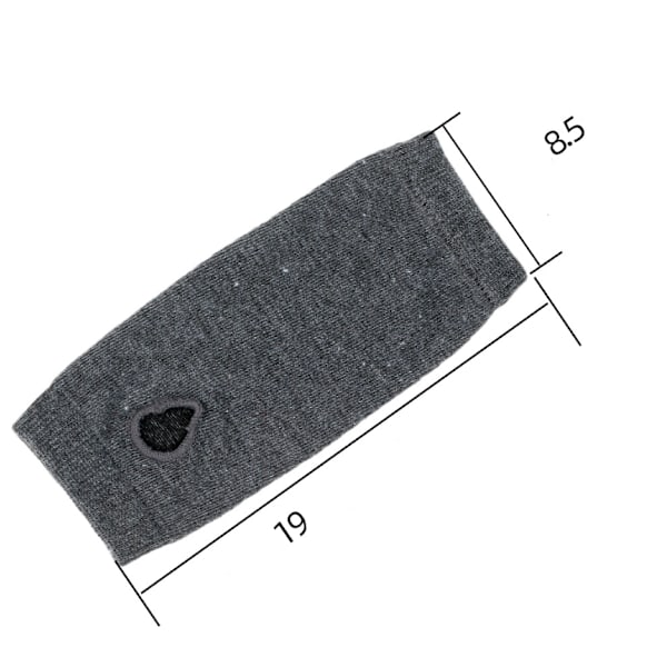 Par Fingerløse Håndledsvanter med Tommelhul Unisex Varme Vanter (Farvesæt 1), 19*8.5CM