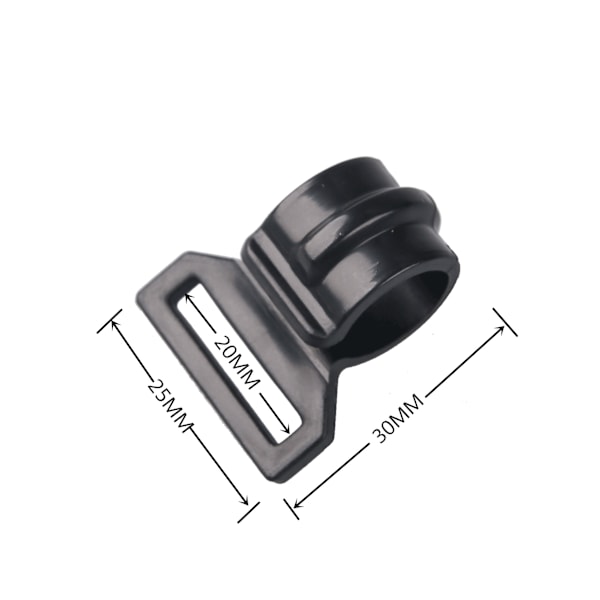 Camping Markisfästen - 20-pack Plasttältfästen Plastfästen Plastupphängningsfästen Utomhus Camping Plastfästen (Svart)