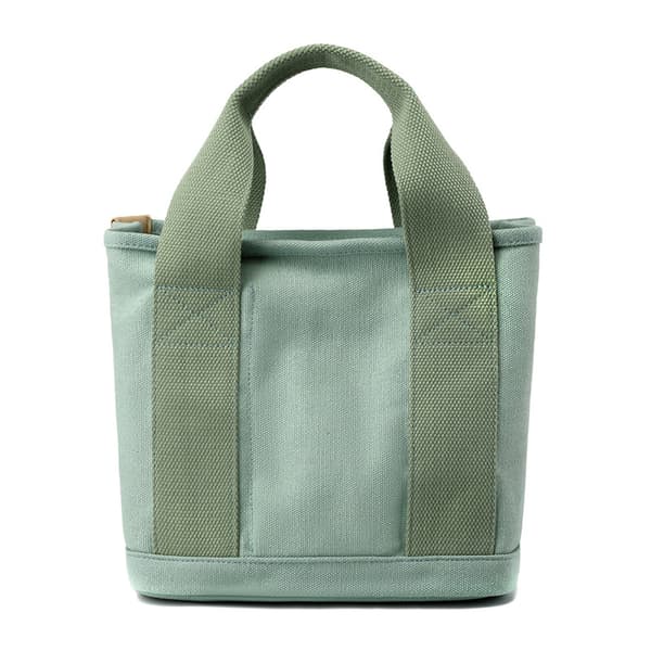 Stor kapacitet Multi Pocket Handväska Dam Mode Canvas Tote Axelväska