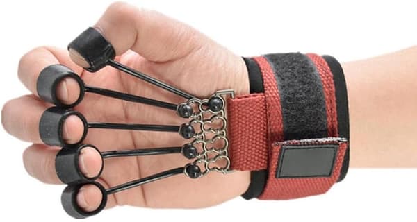 Håndgrep Finger Expander Finger Trainer Finger Exerciser Resistance Ban