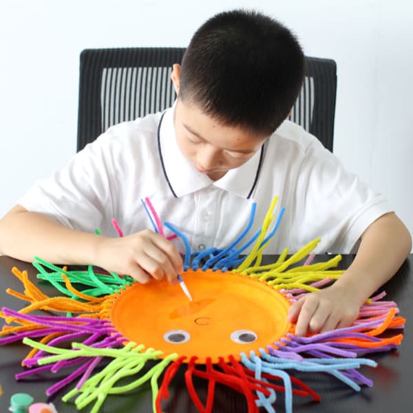 Håndverkssett - Pipe cleaner, 100 stk