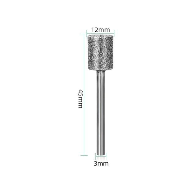 Sæt med 4 slibesten og slibeskiver til kædesav 4 mm, 8 mm, 10 mm, 12 mm