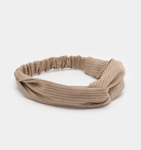 2 Kvinners Hodebånd Vridde Boho Elastisk Hodebånd, Jenter Kryss Bandana Ensfarget