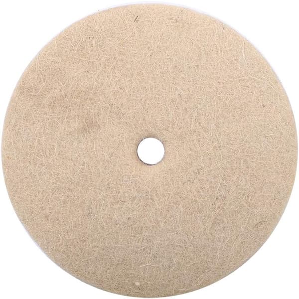 100x25mm 4\" Beige Buffing Buffing Wheel Grinding Wool Wheel Wool Felt Soft
