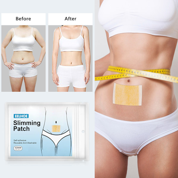 Kiinteyttävä ja muotoileva laastari Slim Body Wrap. Muokattu täysin luonnollinen selluliittia ehkäisevä ratkaisu (10 tablettia)