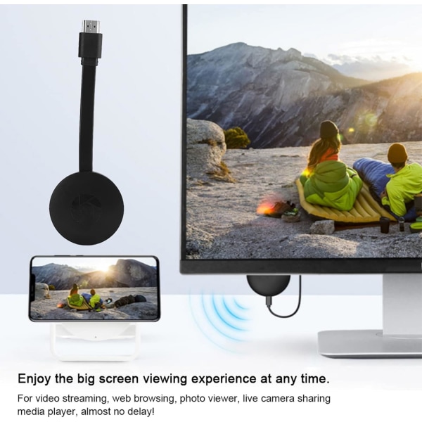 G12 WiFi trådlös HDMI co-screen enhet lämplig för Apple Androi