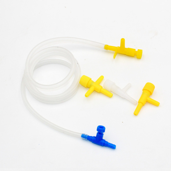 Akvarieluftreguleringsventiler til 0,4 cm ID-slang til luftledning, envejs plastluftstrømsregulatorer, justerbar blå (pakke med 10) 37 mm