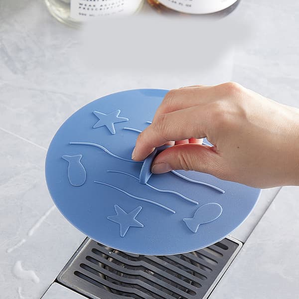 Set med 3 st universella diskproppar, 15 cm i diameter (vit, ljusblå, mörkblå)