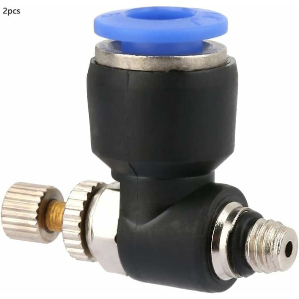 2 st Pneumatisk Snabbkoppling Kopplingsslang Pneumatisk Regulator Luft