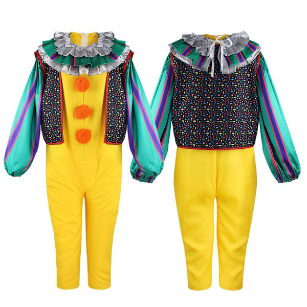 Clown Cosplay Kostym för Barn, Fest Vampyr Kostym