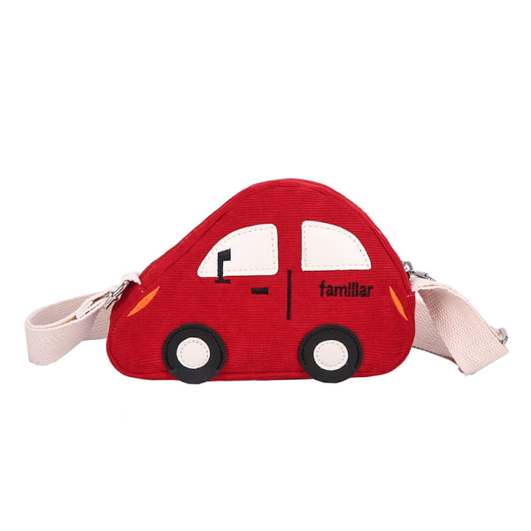 Sød biltaske Crossbody Purse Mini Messenger Taske til piger Drenge tegneseriebiler