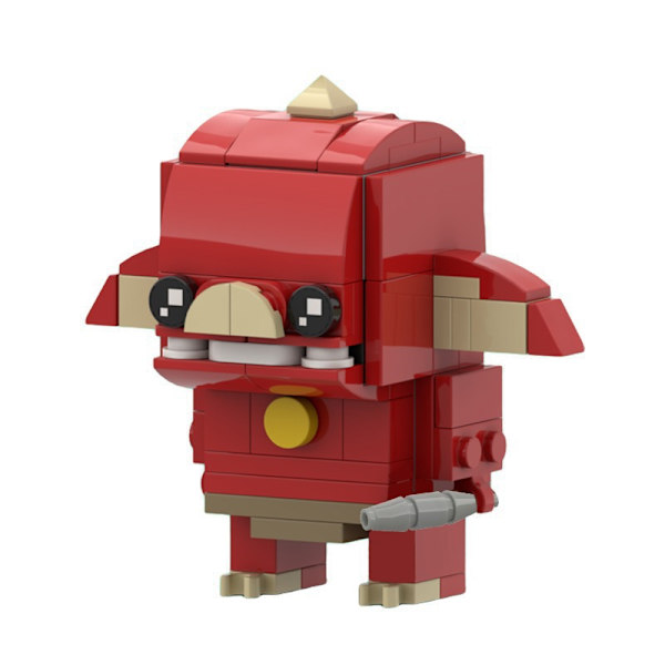 Actionfigur Byggesteiner Montering Monster Bricks Leker