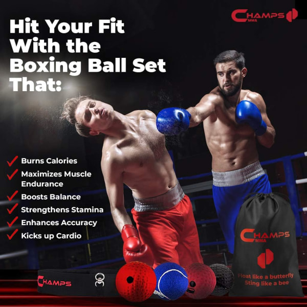 Boxningsreflexboll - Förbättra reaktionshastigheten och hand-ögonkoordinationsträning