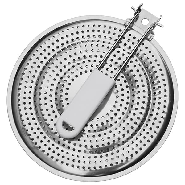 20,3 cm Varme Diffuser i Rustfrit Stål, kun kompatibel med Gaskomfur
