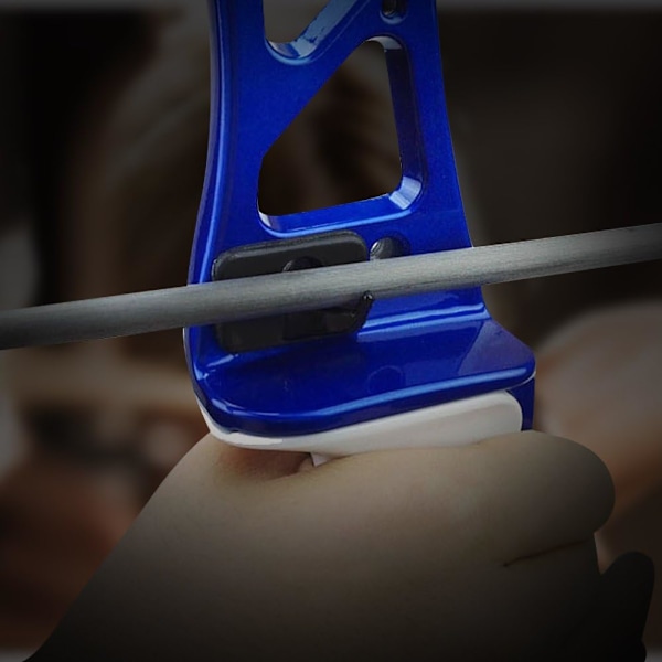6 stk. Recurve Bow Arrow Rest Plast Arrow Rest for Compound Bows Svart Recurve Bow Selvklebende Jakt Skyting Høyre Hånd Arrow Rest