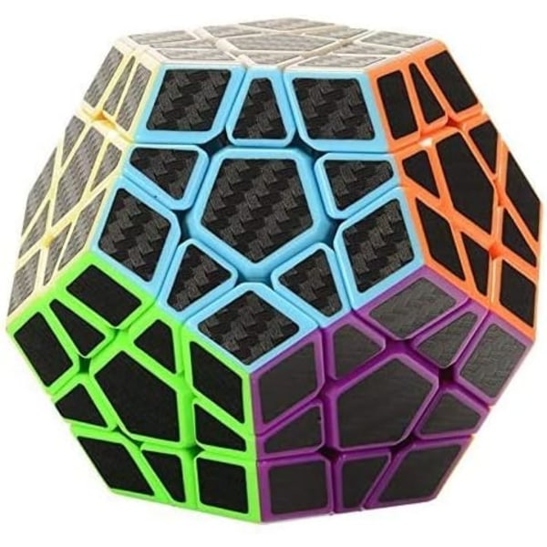 3x3 Speed ​​​​cube Magic Cube Brain Tears Puslespil, Carbon Fiber Decal