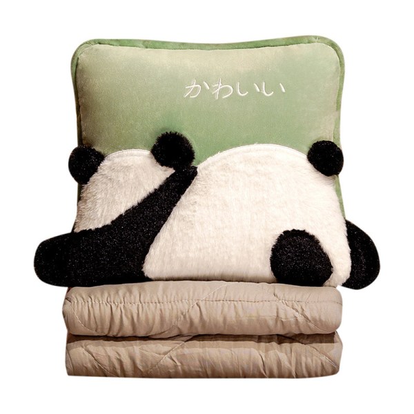 Panda gaver til drenge piger, super blødt panda tæppe, pude, Panda Th
