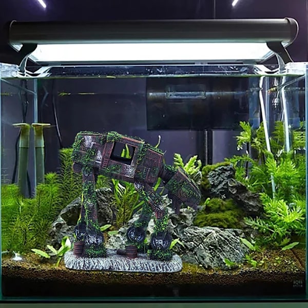 Akvarie Dekoration Transport Robot Dekoration - Akvarie Robot Hule Ornament