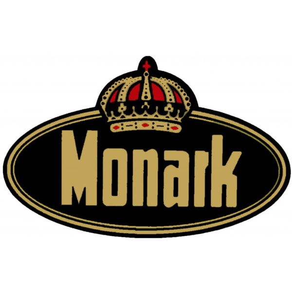 Monark dekal, finns i 3 storlekar 19x12 cm