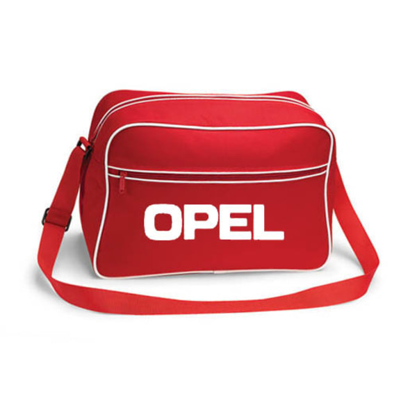 Opel retroväska, 2 färger Röd
