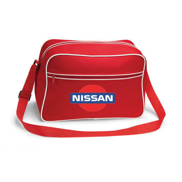 Nissan retroväska, 2 färger Röd
