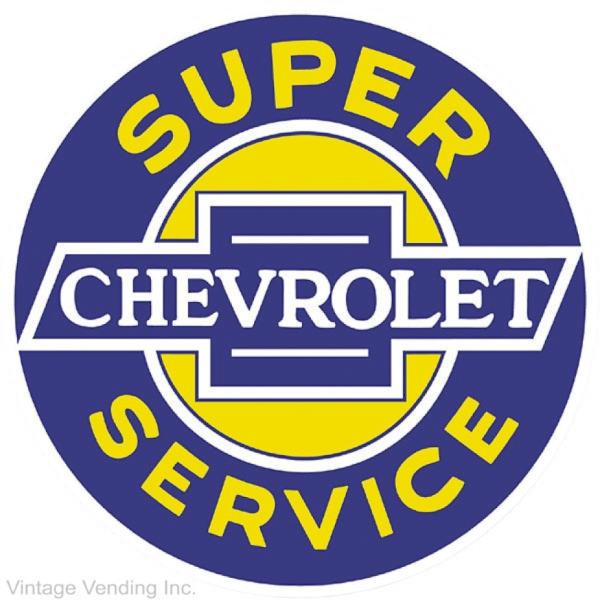 Chevrolet dekal, finns i 4 storlekar 14 cm i diameter
