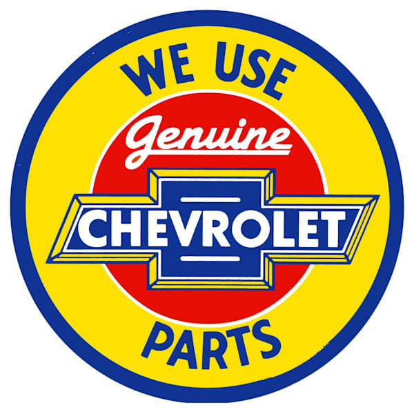 Chevrolet dekal, finns i 3 storlekar 21 cm i diameter