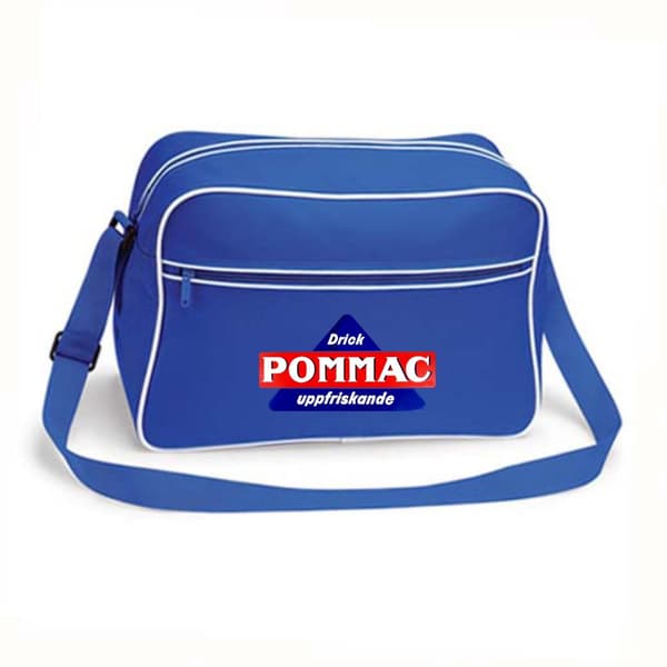 Pommac  retroväska, 3 färger Blå
