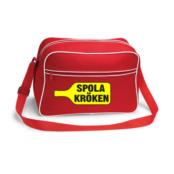 Spola Kröken retroväska, 3 färger Svart