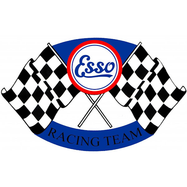 Esso dekal, finns i 3 storlekar 14x8,8 cm