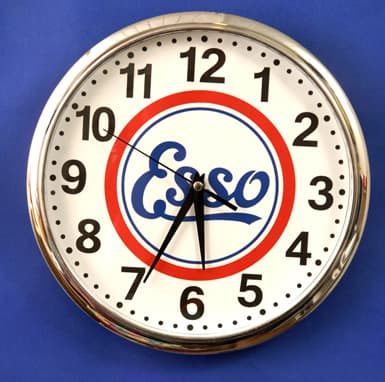 Esso Väggklocka