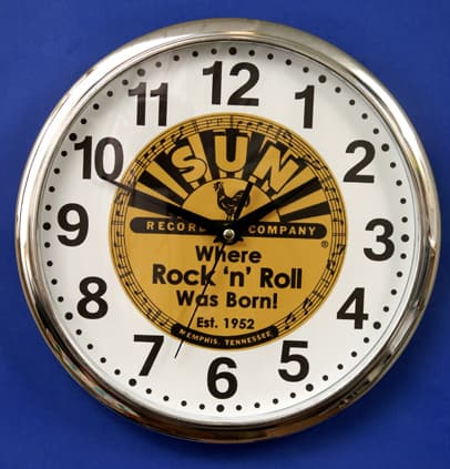 Sun Records Väggklocka