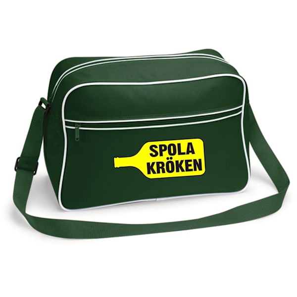 Spola Kröken retroväska, 3 färger Svart