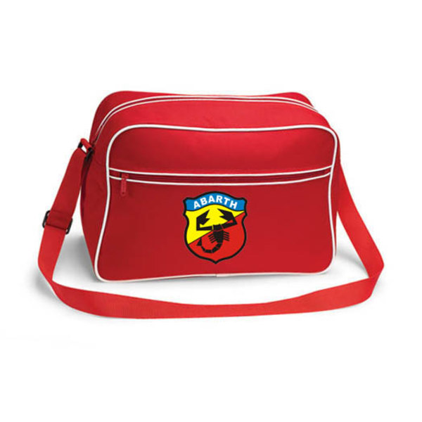 Abarth retroväska, 2 färger Röd