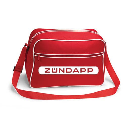 Zundapp retroväska, 2  färger Röd
