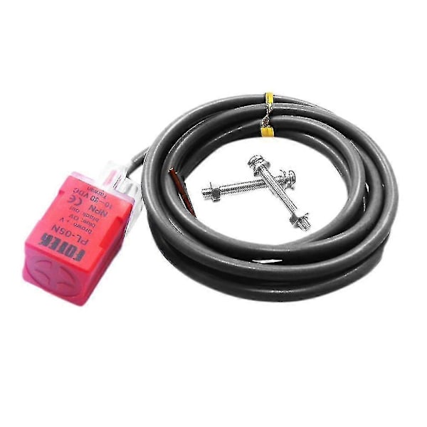 -05n/p Dc 10-30v Npn Ingen 5mm Kvadratisk Induktiv Nærhetssensorbryter 3 Ledninger P Med Skruer
