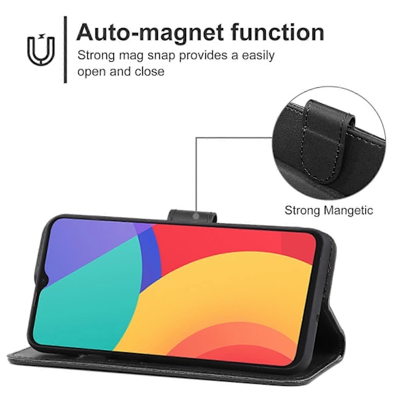 Læder Telefon Cover Til Alcatel 1S 2021 I6(FCC)
