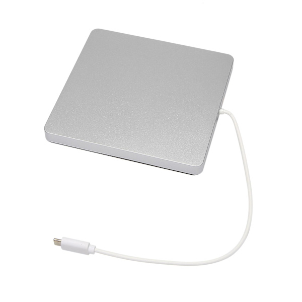 USB-C DVD/CD-brännare Extern Omskrivbar Enhet Typ-C DVD/CD Bärbar DVD-enhet Stödjer Windows8/7/Vista/OSX