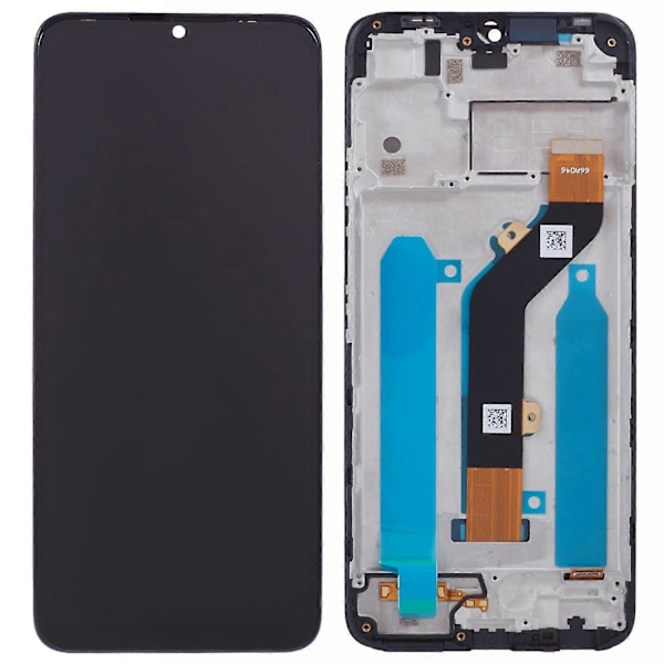 Til Infinix Hot 12i 4G X665B,X665/Hot 20i 4G X665C,X665E Grade C LCD Skærm og Digitizer Samling+F