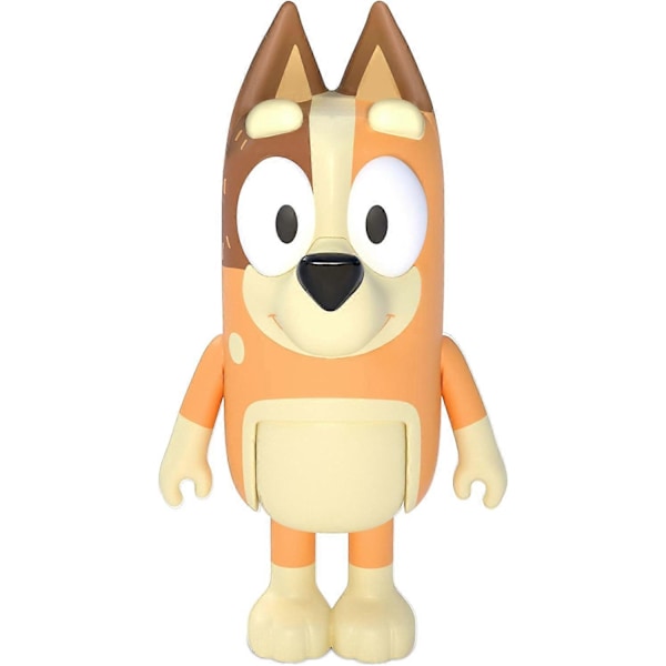 Bluey och Vänner 2,5-3 Tums Actionfigur 4-pack
