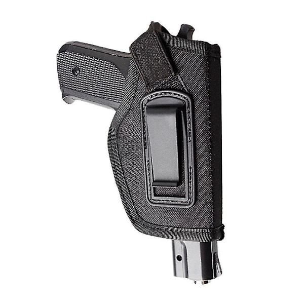 Midjeväskor 1st Nylon Hölster Midjeband Dold Bärväska Läderfodral Clip Metallbälte Pistol Set Luftvapen (C)