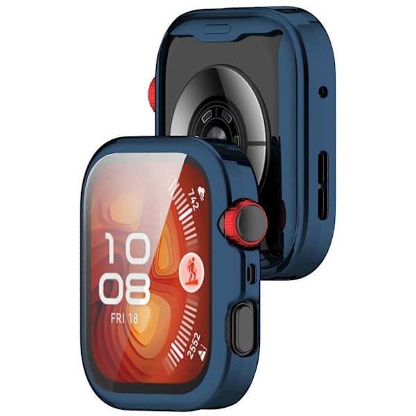 Elektropläterat TPU Full Coverage Skyddsfodral för Klocka (C) Midnight Blue For Huawei Watch Fit 4 Pro