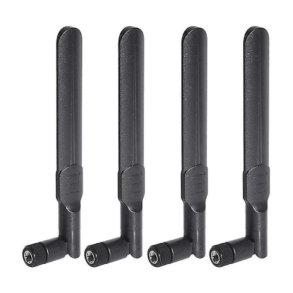 4 stk. Dobbelt bånd WiFi Antenne 2.4GHz 5GHz 5.8GHz 8DBi MIMO RP-SMA Han Antenne til WiFi Router Trådløs
