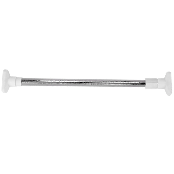 Teleskopisk justerbar stang kleshenger i rustfritt stål, spennstang for bad, kan brukes for 70-100 cm plass (C)