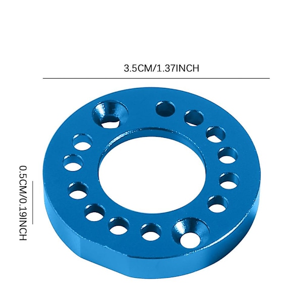 Aluminium Motorhållare Basfäste Bricka för Tamiya TA01/TA02/DF01 RC-bil