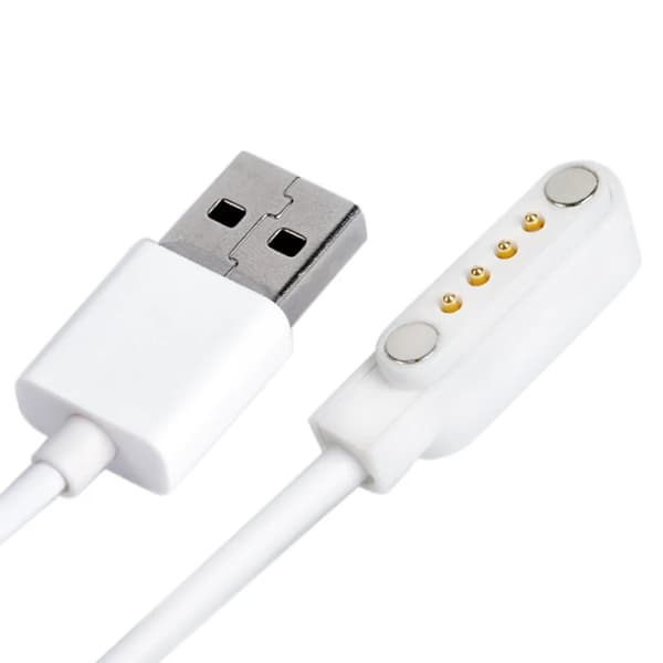 Ladekabel USB 2.0 hann til 4-pinners magnetisk ladekabelledning