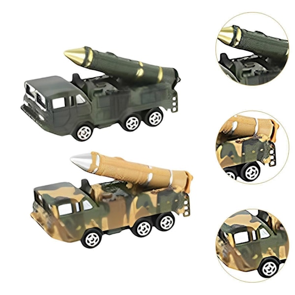 4x 1/64 Skala Miniatyr Lastebilmodeller Transportleke for Barn Festgaver (C)